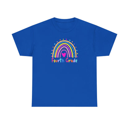 Fourth Grade Rainbow T-Shirt — Perfect for Classroom Fun