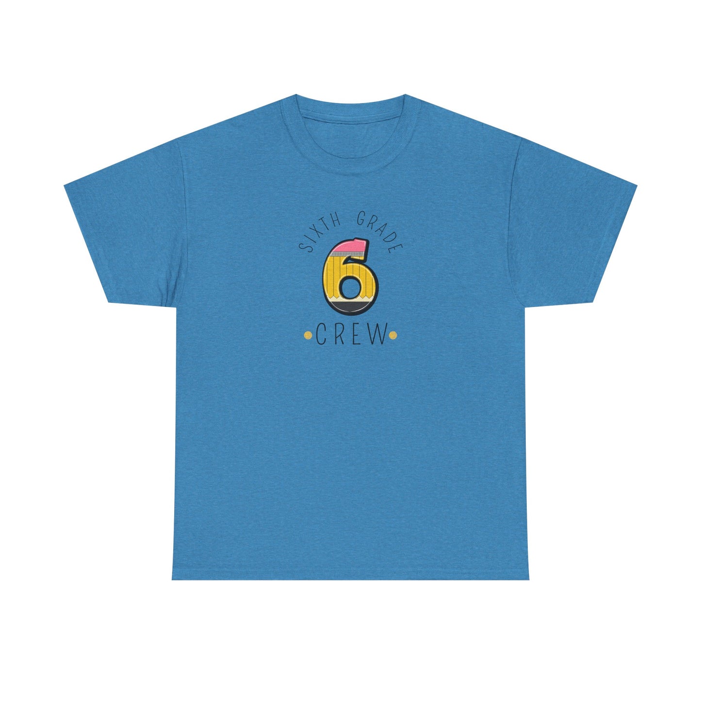 Sixth Grade Teacher T-Shirt - Cute Back-to-School Tee -  Teacher Team Tee