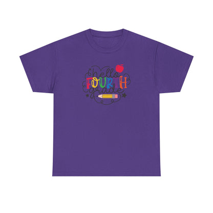 Hello Fourth Grade Shirt