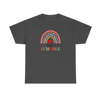 Fifth Grade Rainbow Team T-Shirt - Perfect for Teacher Teams