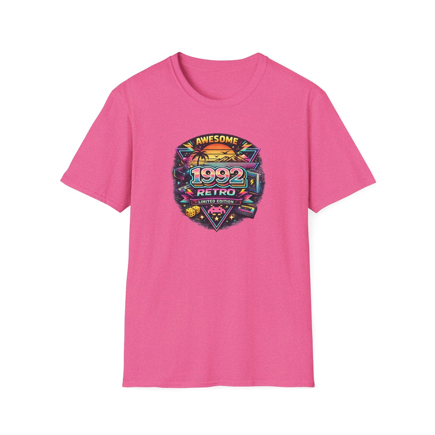 Vintage 1992 Retro Shirt – 90s Nostalgia Graphic Tee | Retro Gamer Aesthetic T-Shirt