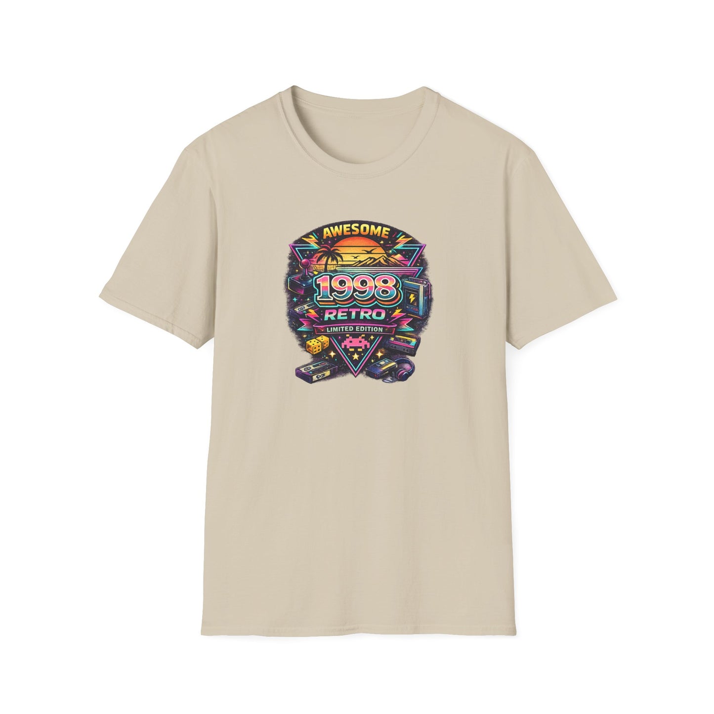 Vintage 1998 Retro Shirt – 90s Nostalgia Graphic Tee | Retro Gamer Aesthetic T-Shirt