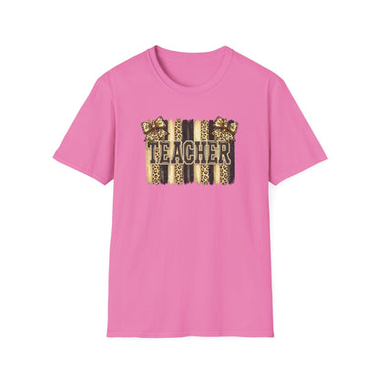 School Spirit Collection - Leopard Stripe T-Shirt