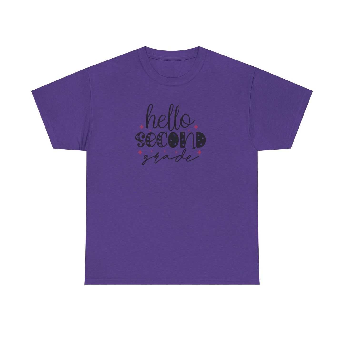 Hello Second Grade - Perfect Grade Level Teacher Team Shirt - Favorite