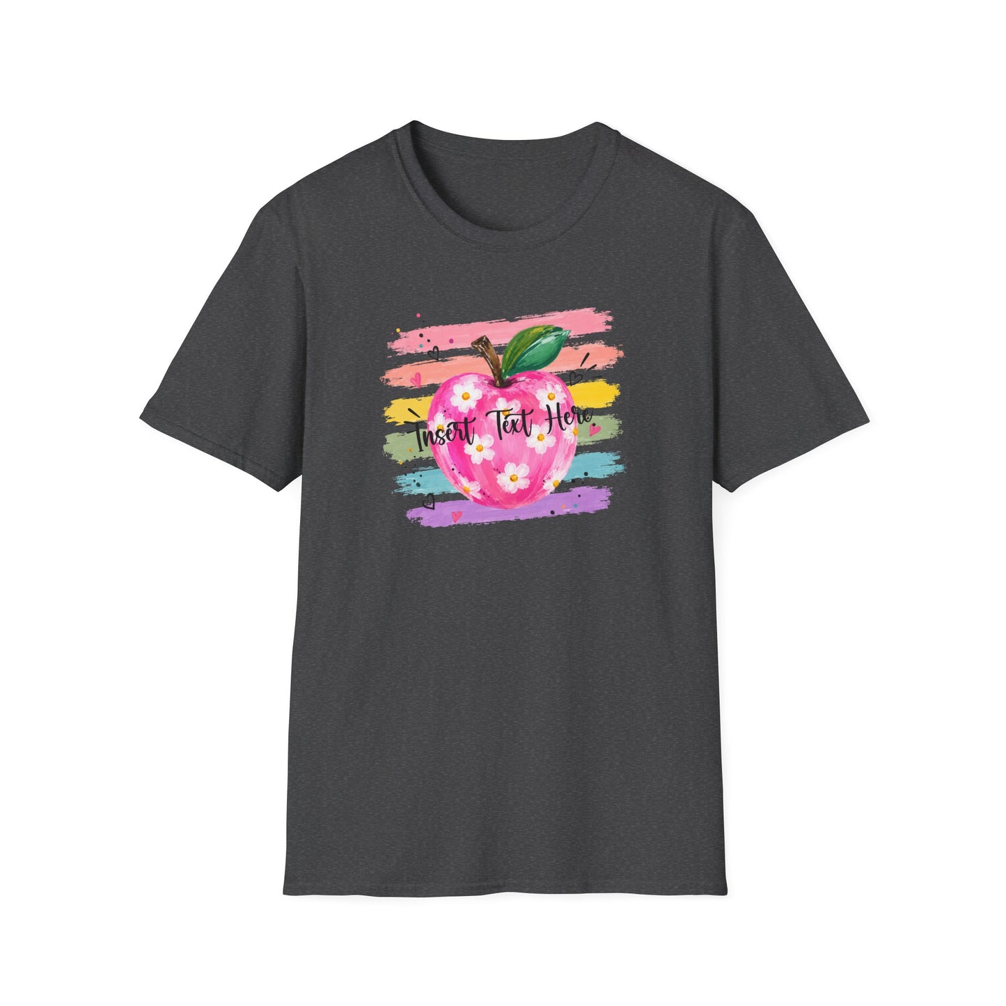 Personalized Teacher Apple Shirt | Custom Teacher Name or Grade Level Tee