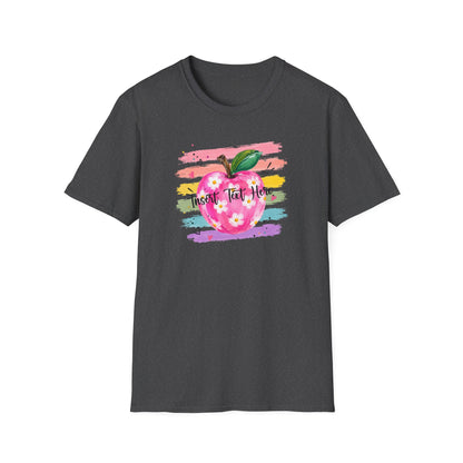 Personalized Teacher Apple Shirt | Custom Teacher Name or Grade Level Tee