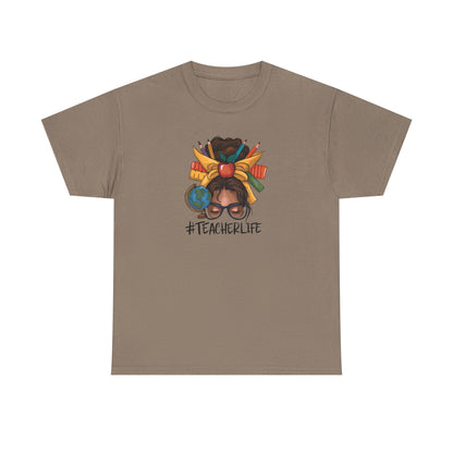 Teacher Life Shirt | Messy Bun Teacher T-Shirt