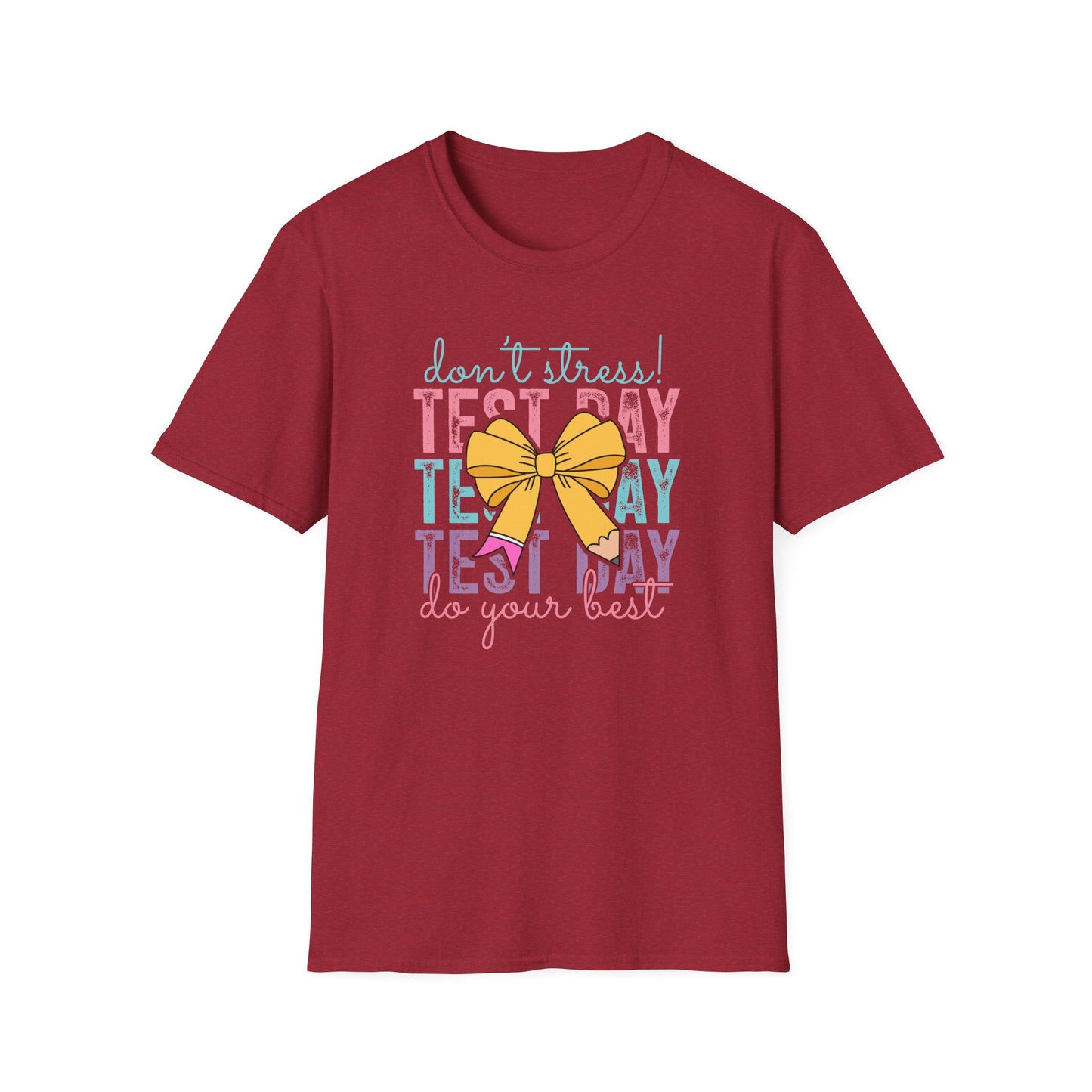 Motivational Testing Shirt – Cute Teacher Tee for State Exams | Encouragement Test Day Outfit - Test Day