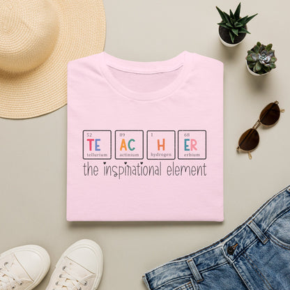 Teacher Periodic Table Shirt | Teacher The Inspirational Element Graphic Tee | Science Teacher Gift