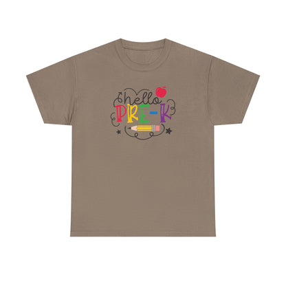Hello Pre-K Grade Shirt - This is Where it All Begins