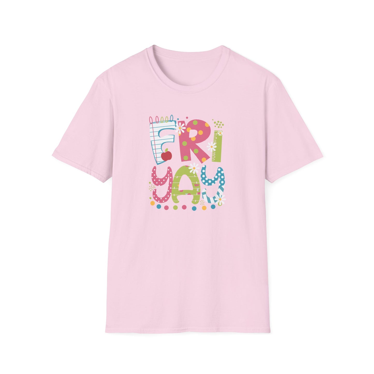 Fri Yay Teacher Shirt – Cute Friday Teacher Tee – Elementary Teacher Friday Shirt – Casual Friday School Outfit – Teacher Gift