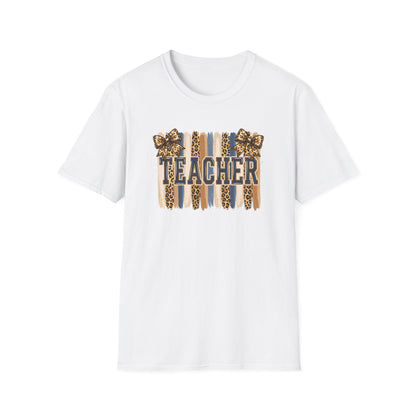 School Spirit Collection - Leopard Stripe T-Shirt