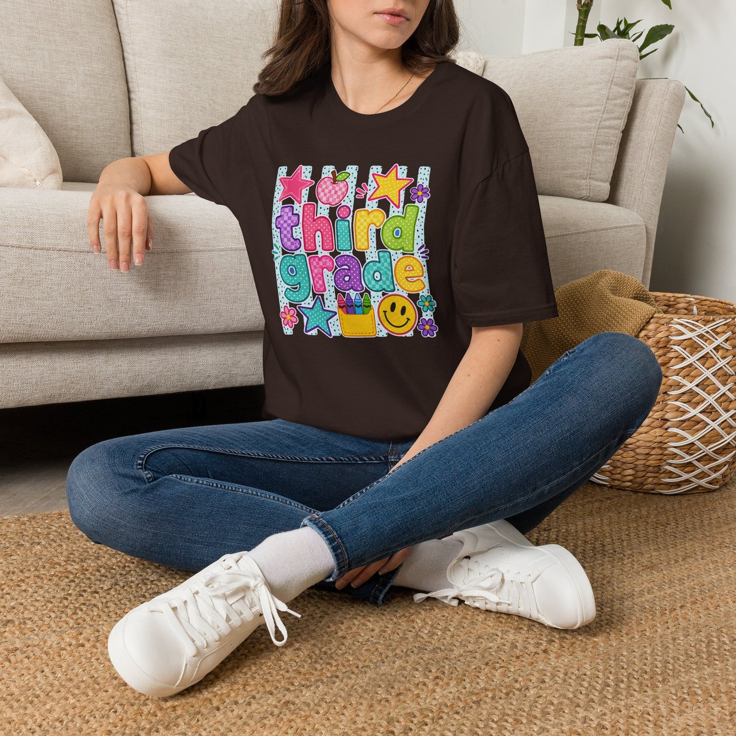 Third Grade Kids' T-Shirt — Colorful Back-to-School Cute School Spirit Tee