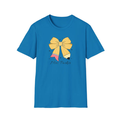 Personalized Pencil Bow Tee