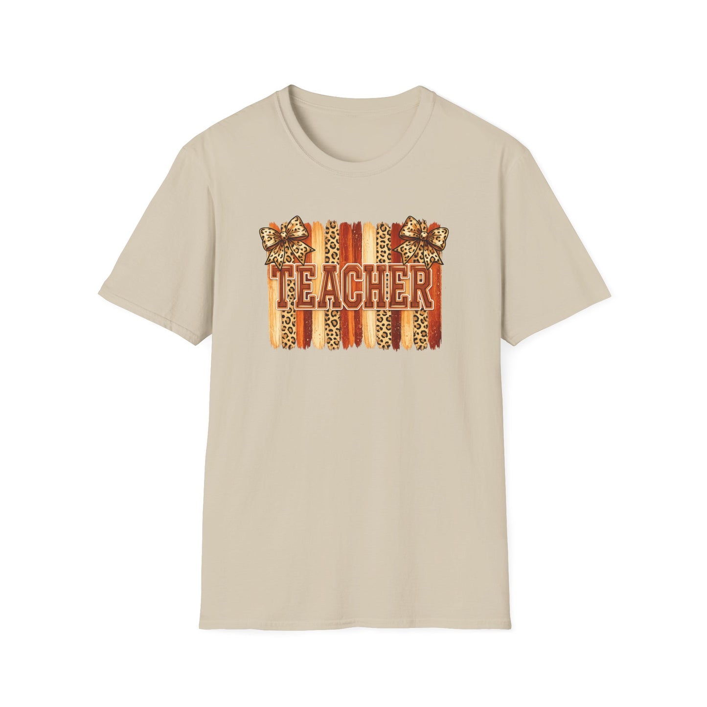School Spirit Collection - Leopard Stripe T-Shirt