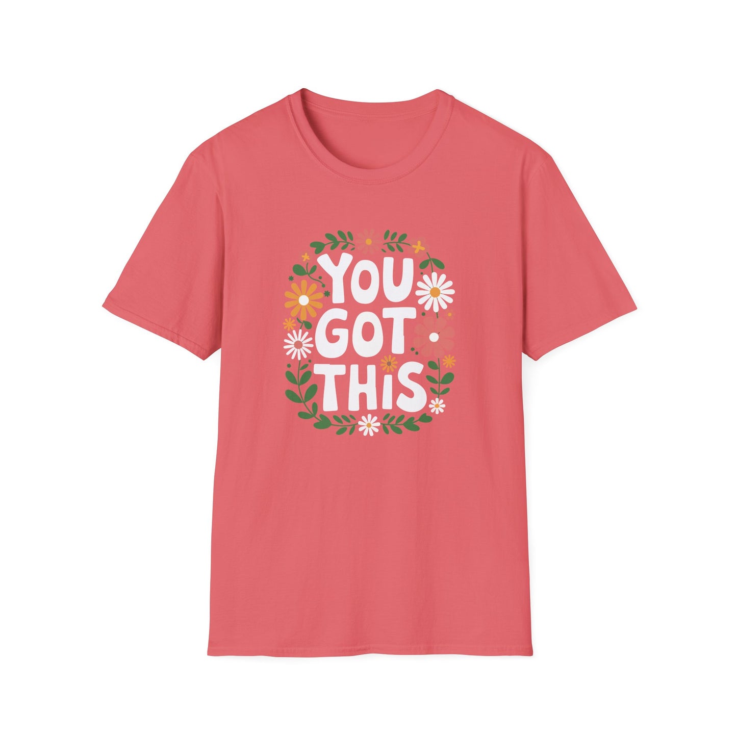 You Got This Floral T-Shirt — State Testing Teacher Tee - Motivational Positive Vibe Tee