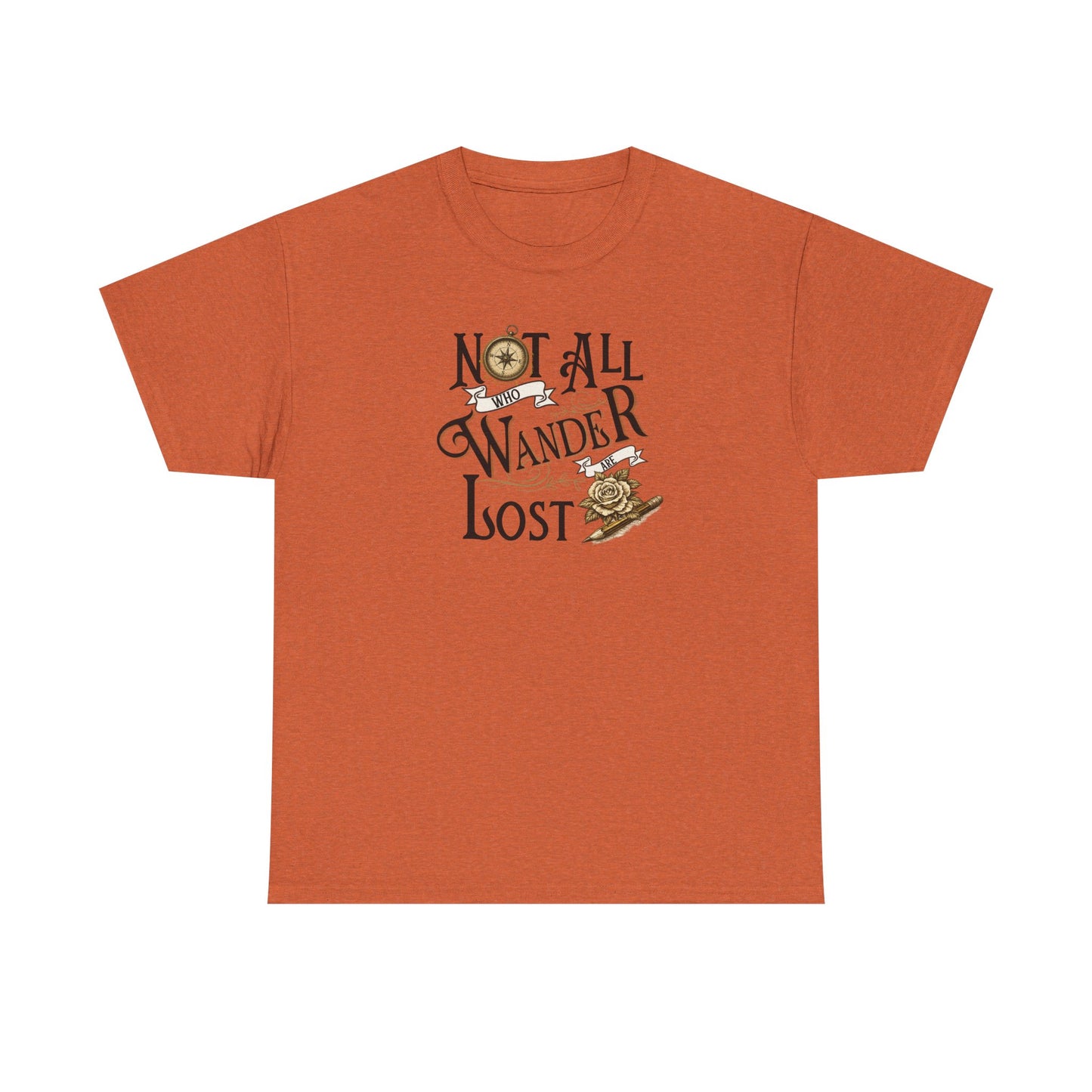 Not All Who Wander Are Lost T‑Shirt – Adventure Travel Graphic Tee