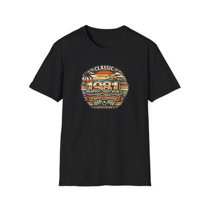 Vintage 1981 Classic Birthday Shirt – Retro Birth Year T-Shirt