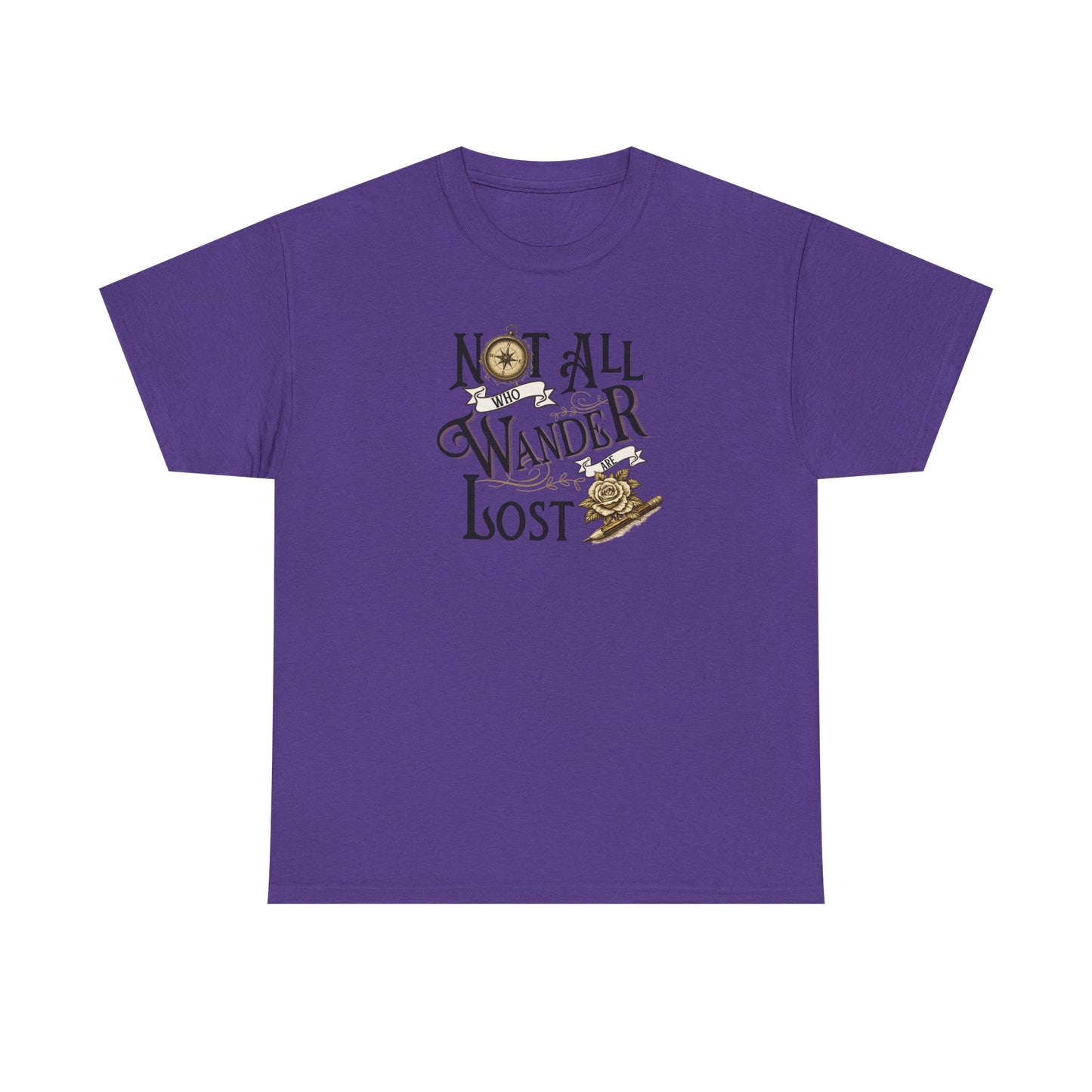 Not All Who Wander Are Lost T‑Shirt – Adventure Travel Graphic Tee