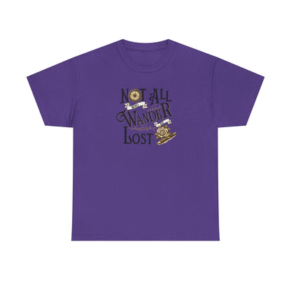 Not All Who Wander Are Lost T‑Shirt – Adventure Travel Graphic Tee