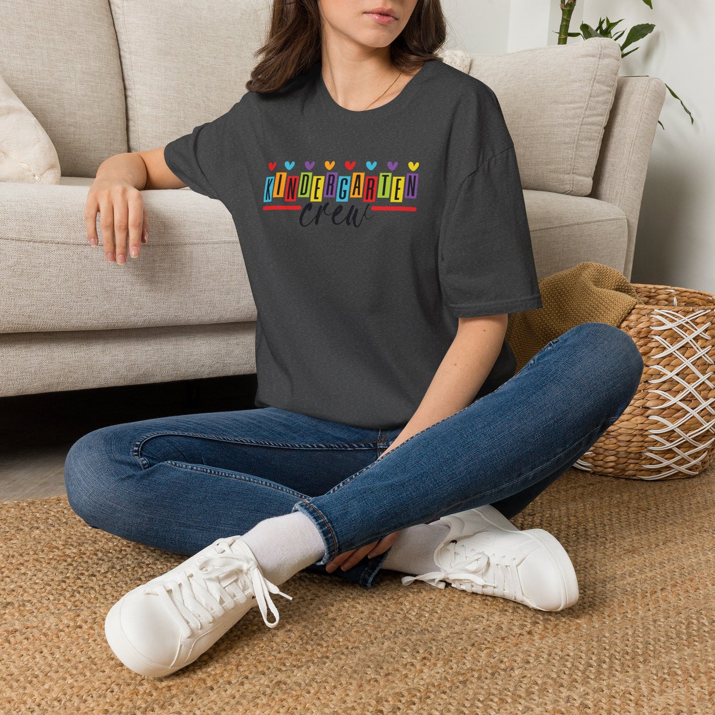 Kindergarten Crew Teacher Shirt | Back to School Teacher Tee