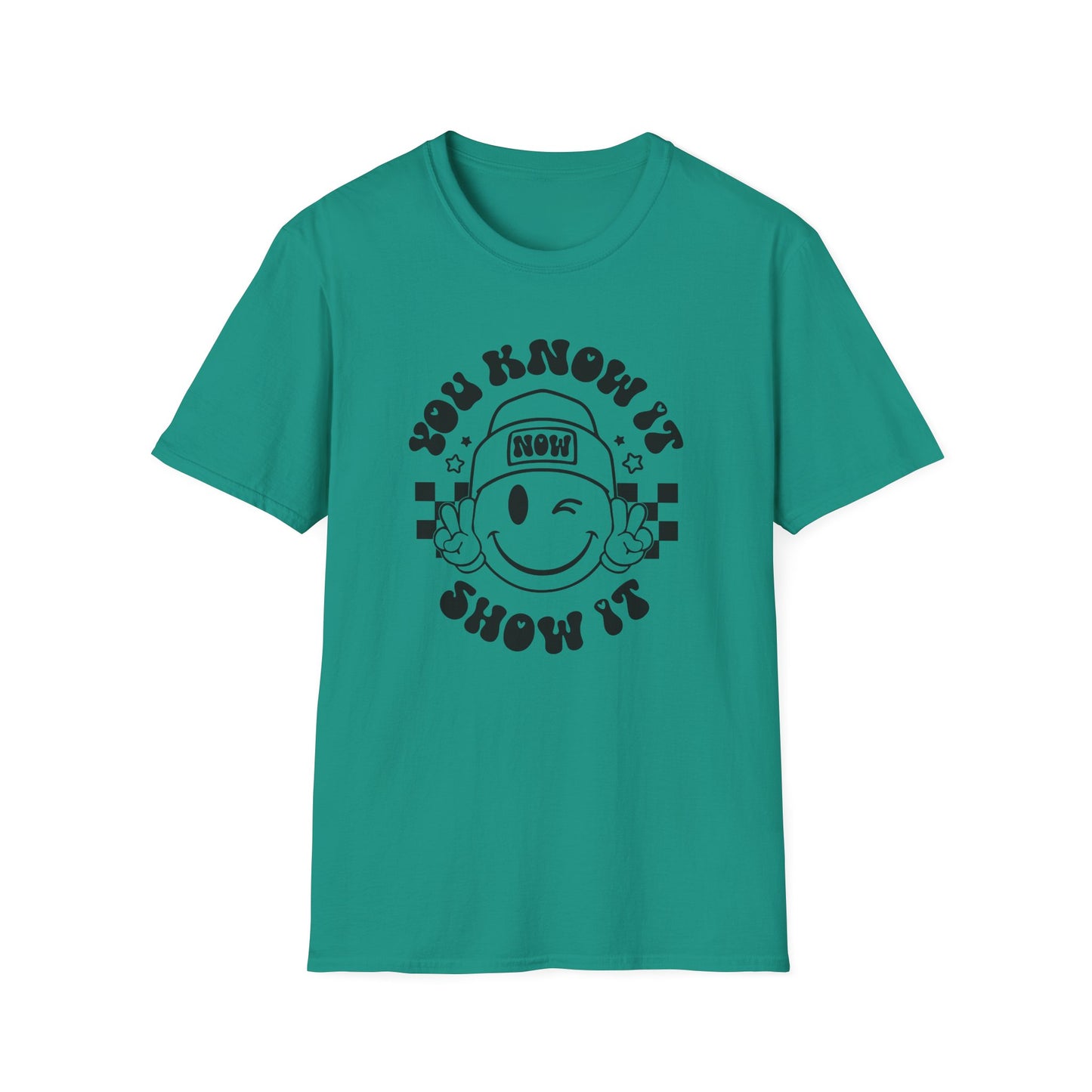 You Know It, Now Show It T-shirt - State Testing T-shirts - Winky Eye Smiley Face