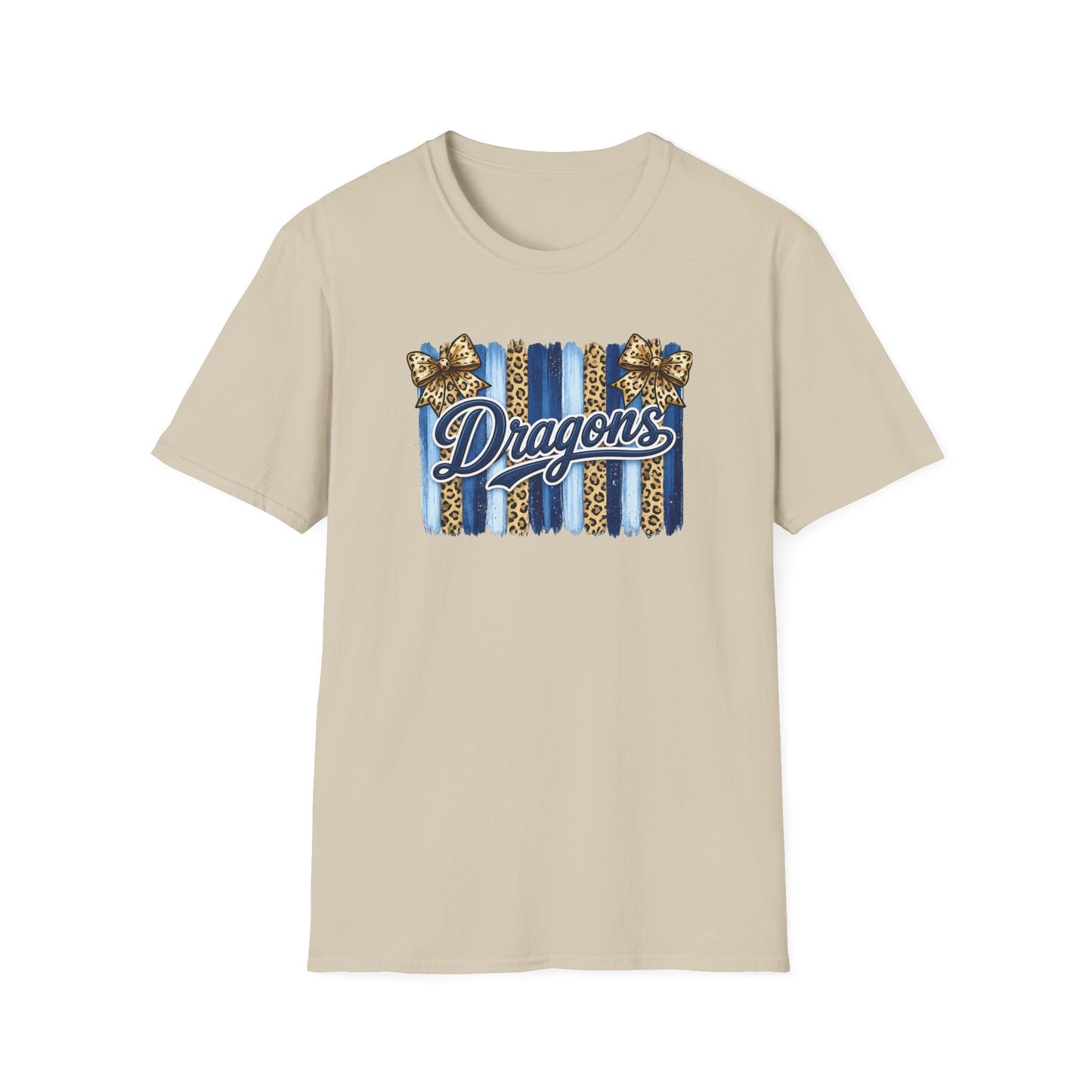 School Spirit Collection - Leopard Stripe T-Shirt