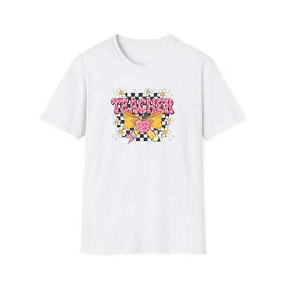 Back to School Teacher Tee with Cute Bow
