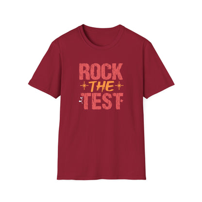 Rock the Test T-Shirt — Teacher State Testing Tee - Motivational Exam Prep Tee for Students