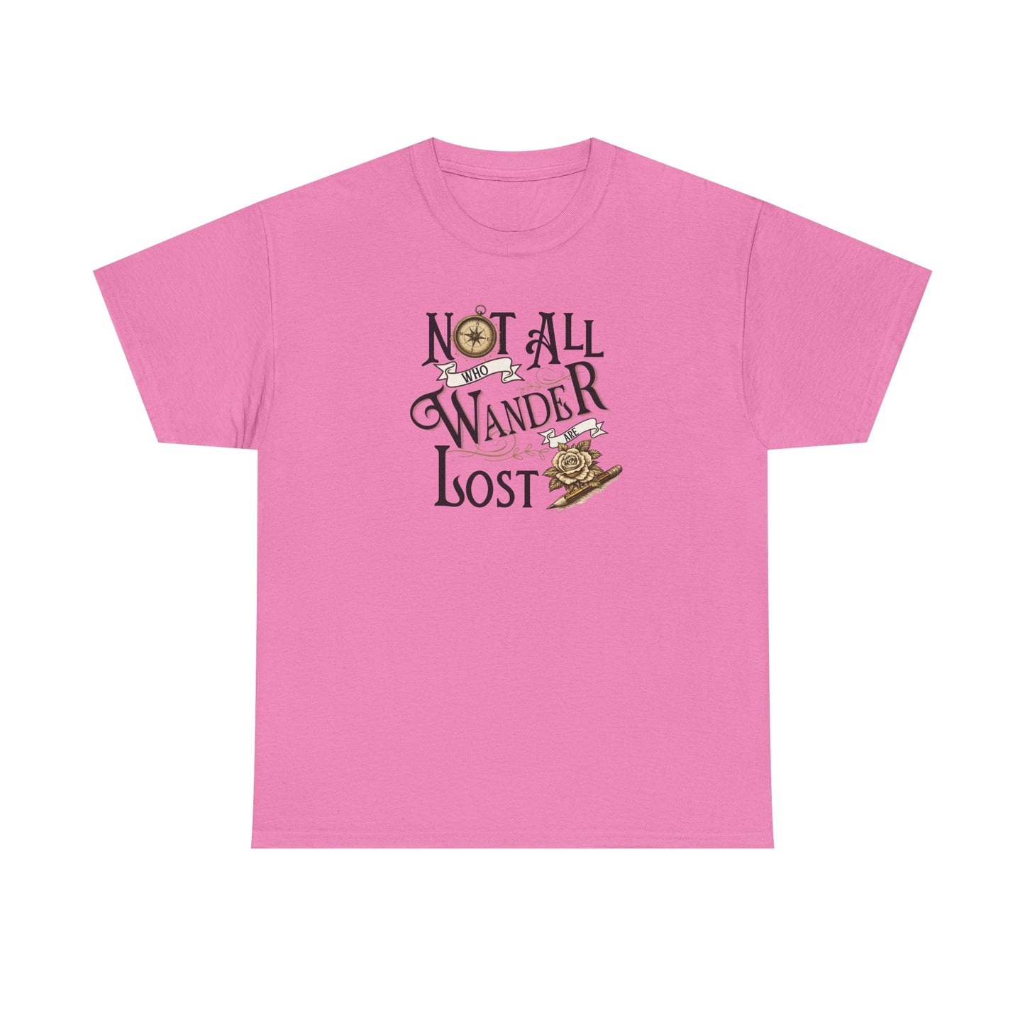 Not All Who Wander Are Lost T‑Shirt – Adventure Travel Graphic Tee