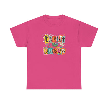 Thrift Queen T-Shirt – Vintage Thrifting Graphic Tee, Retro Style Funny Thrift Shop Shirt