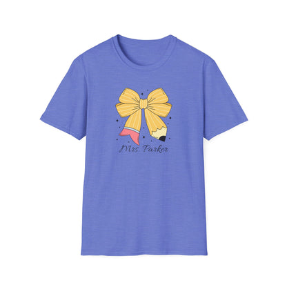 Personalized Pencil Bow Tee