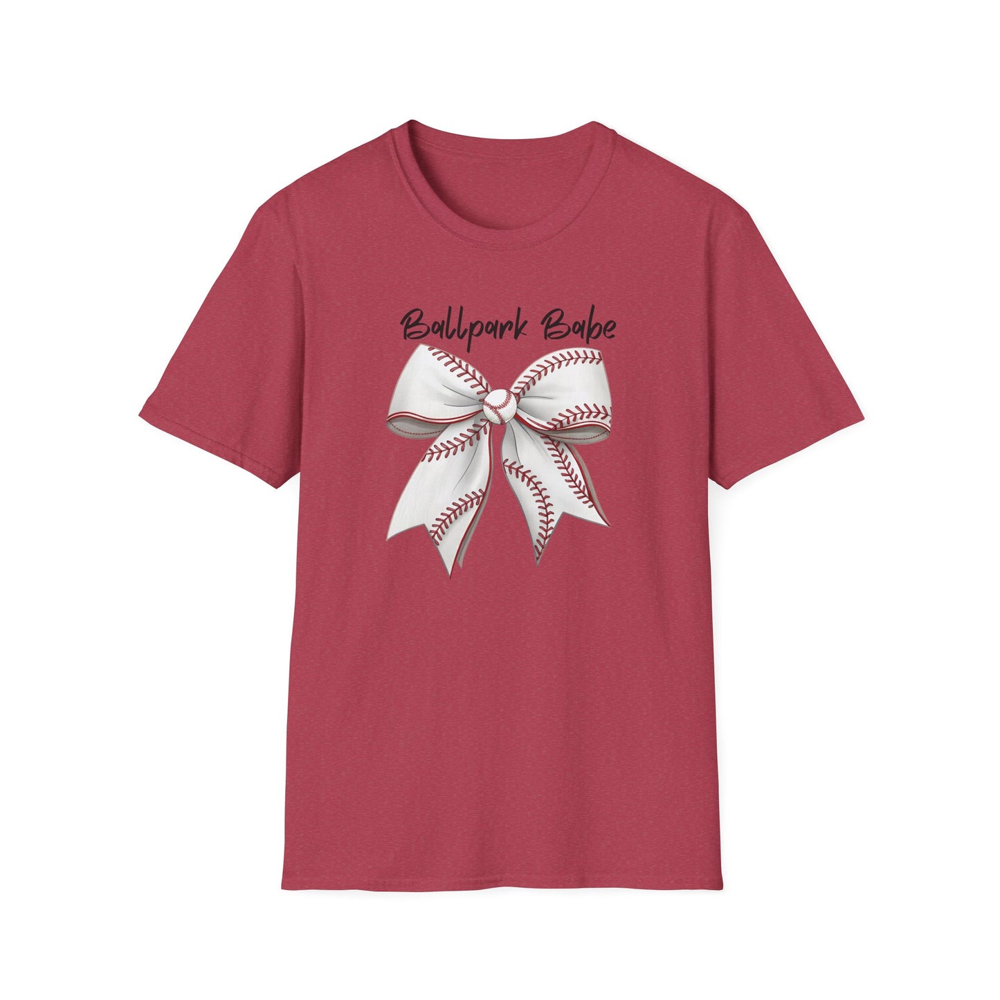 Baseball Babe Bow Graphic – Cute Baseball Stitch Bow Design