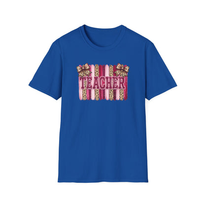 School Spirit Collection - Leopard Stripe T-Shirt