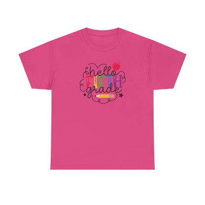 Hello Fifth Grade Shirt -  Playful & Fun 🍎