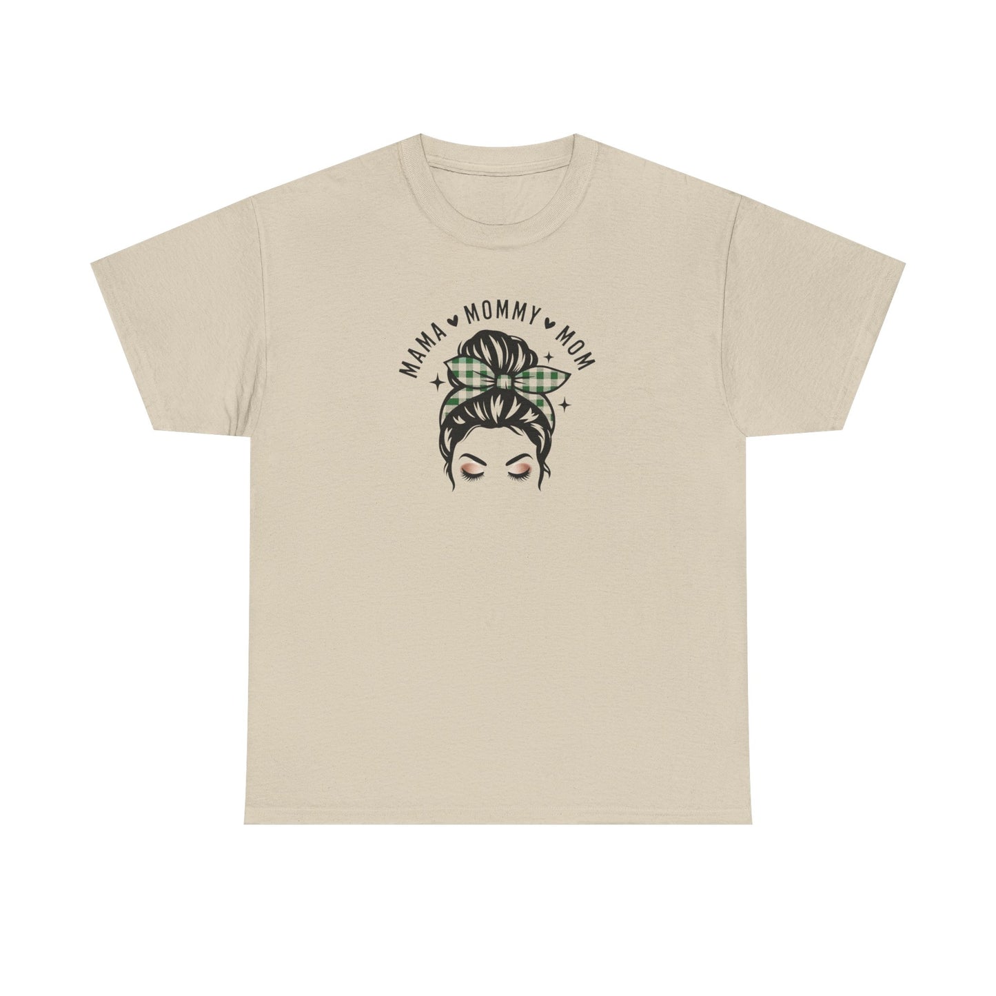 Mama Mommy Mom Graphic T-Shirt – Messy Bun Mom Life Tee
