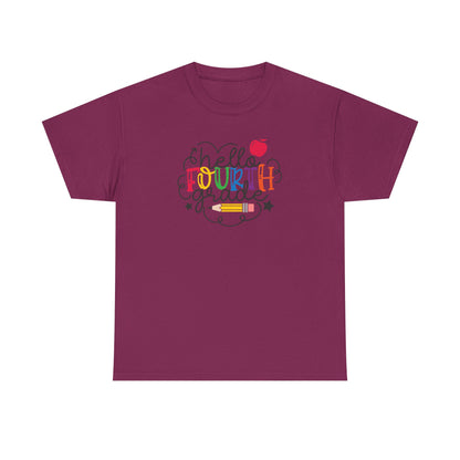 Hello Fourth Grade Shirt