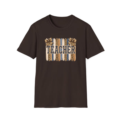 School Spirit Collection - Leopard Stripe T-Shirt