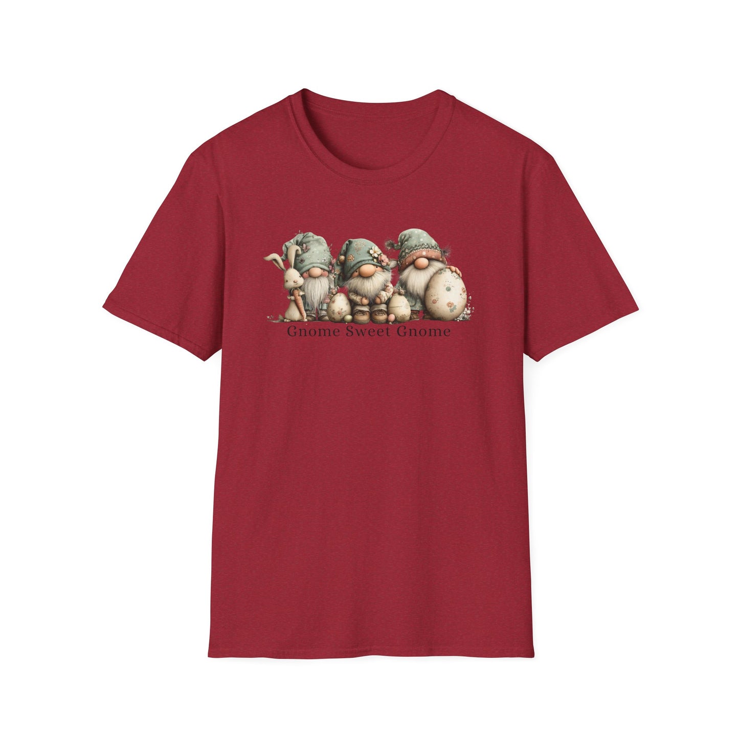 Gnome Sweet Gnome T-Shirt — Cute Woodland Gnome Trio Tee