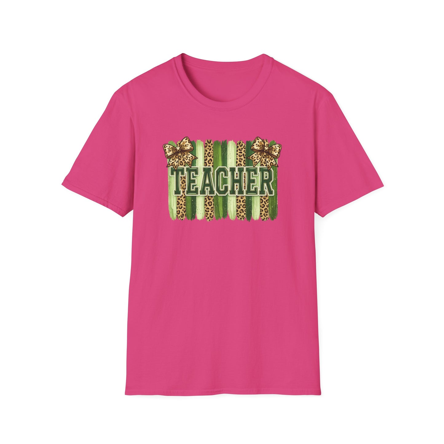 School Spirit Collection - Leopard Stripe T-Shirt