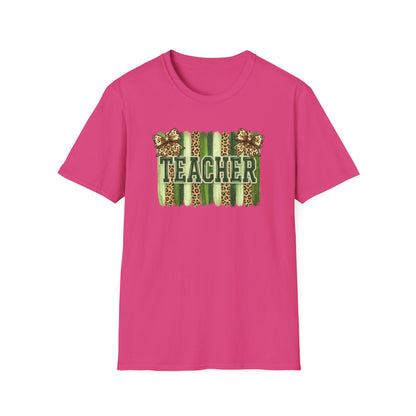 School Spirit Collection - Leopard Stripe T-Shirt