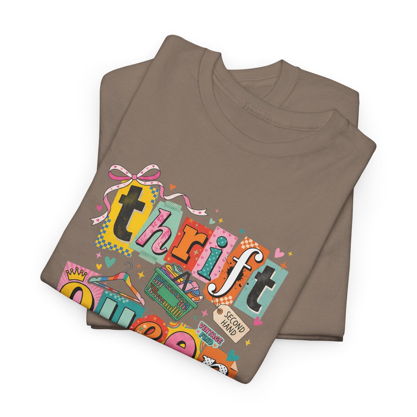 Thrift Queen T-Shirt – Vintage Thrifting Graphic Tee, Retro Style Funny Thrift Shop Shirt