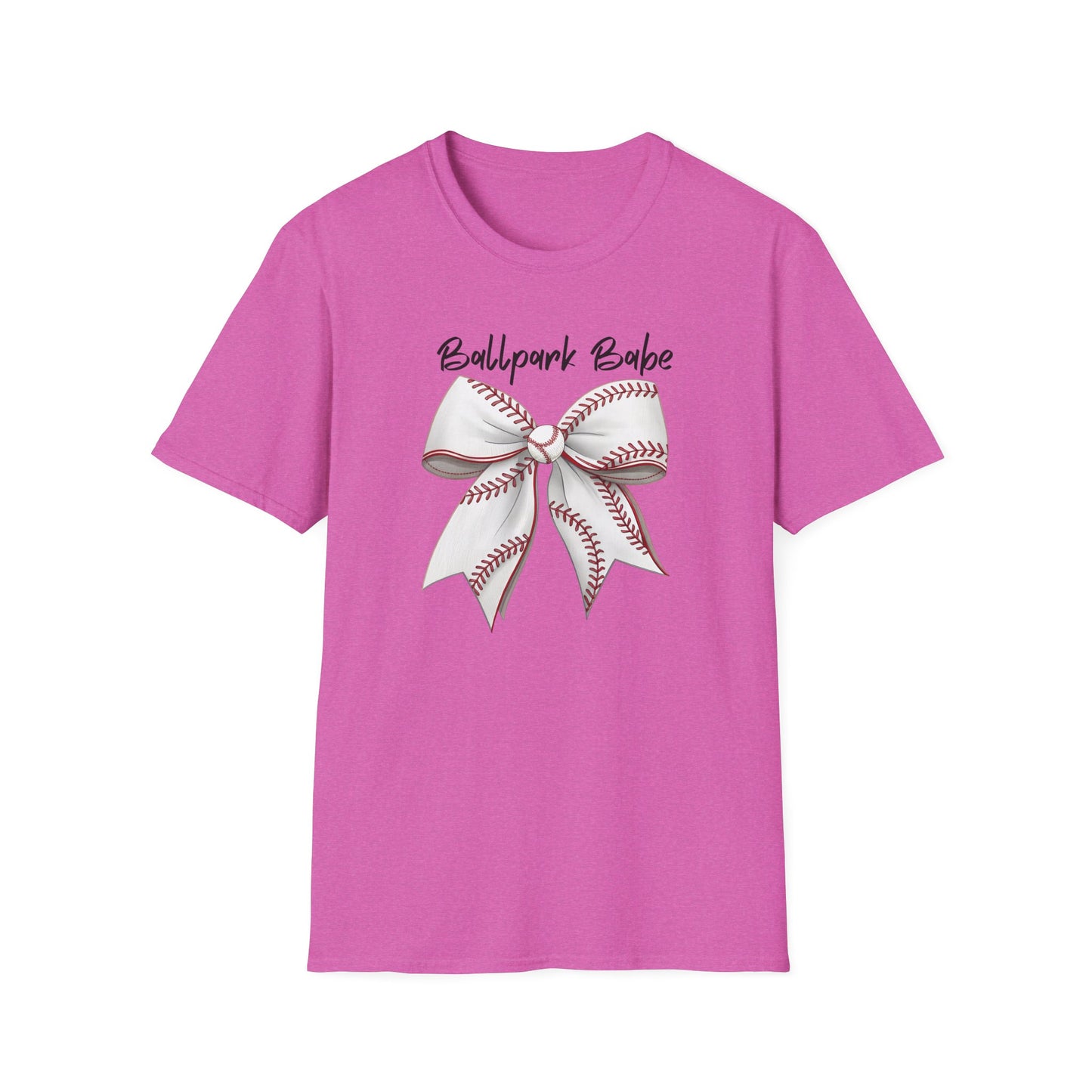 Baseball Babe Bow Graphic – Cute Baseball Stitch Bow Design