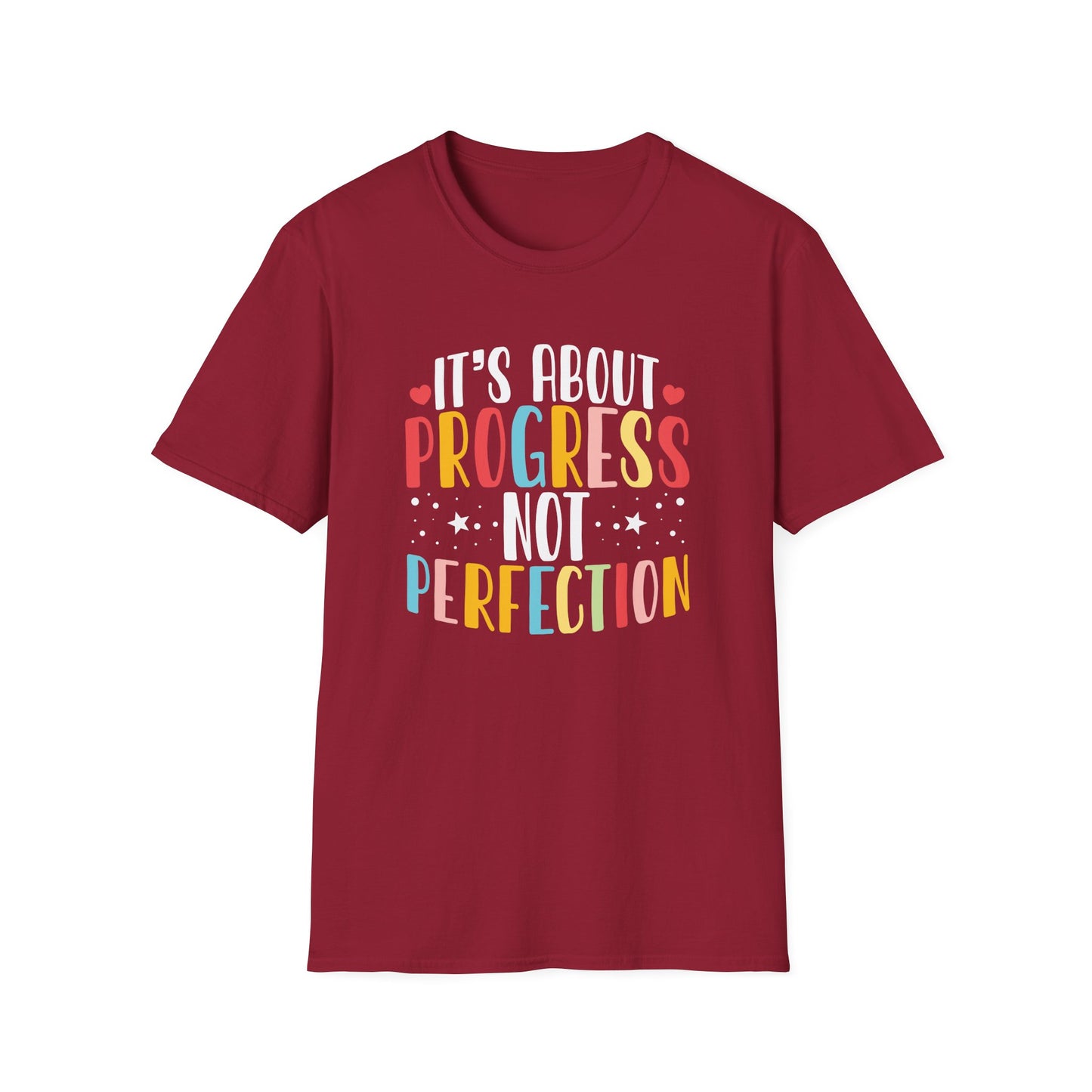 Progress Not Perfection T-Shirt — Teacher State Testing T-Shirt - Motivational Inspirational Tee