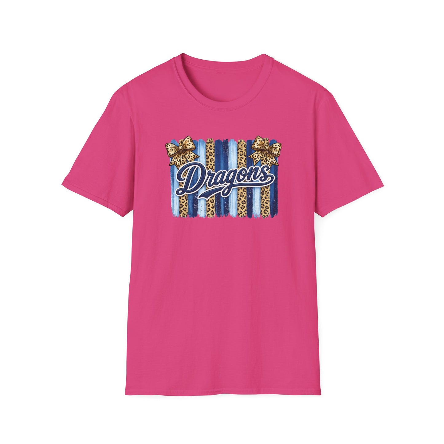 School Spirit Collection - Leopard Stripe T-Shirt