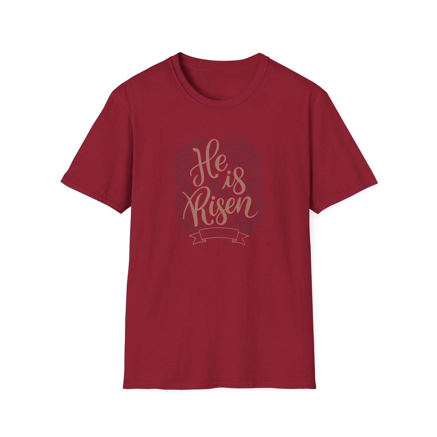 He Is Risen T-Shirt — Easter Christian Faith Tee