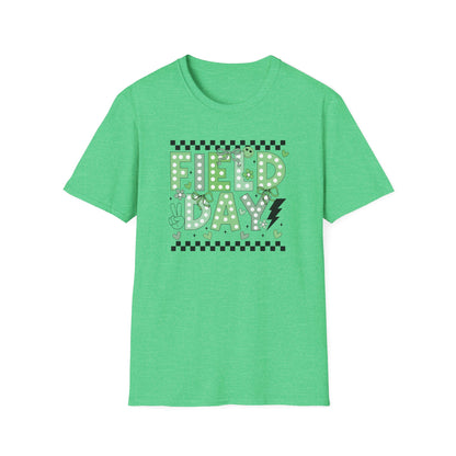 Cute Green Polka Dot School Field Day T-Shirt