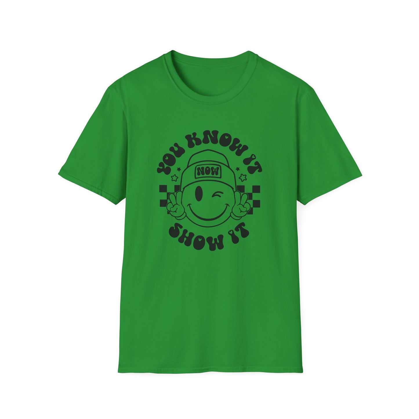 You Know It, Now Show It T-shirt - State Testing T-shirts - Winky Eye Smiley Face
