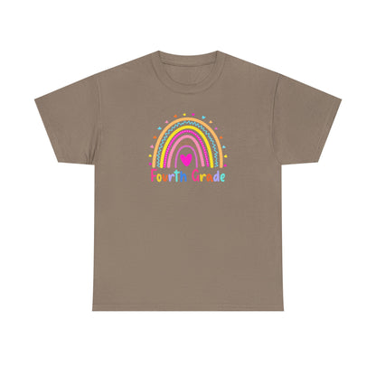 Fourth Grade Rainbow T-Shirt — Perfect for Classroom Fun