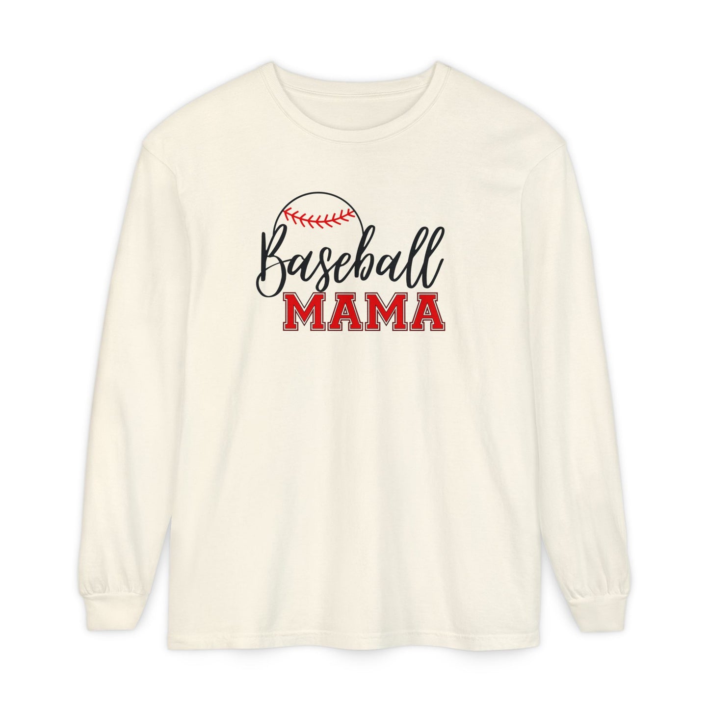 Personalized Baseball Mama Shirt – Custom Player Name & Number Back – Varsity Sports Mom Tee – Game Day Shirt